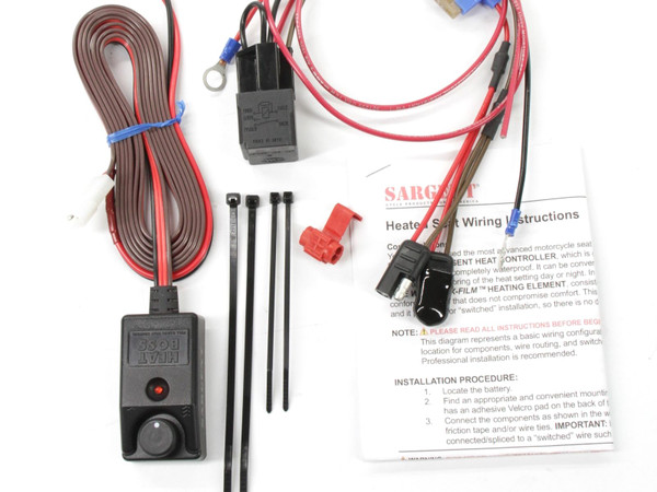 The Sargent HEAT BOSS Kit includes the power harness which accommodates two controllers.